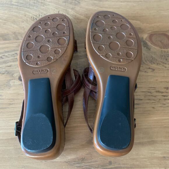 Nurture Sandals Brown Women's Size 8M Open Toe Sling Back - Picture 6 of 11